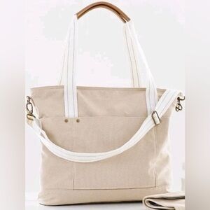 Unused Pottery Barn multi-purpose Tote in classic beige